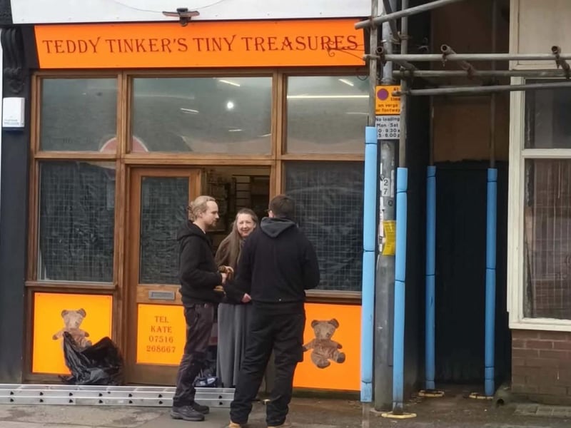 The new shop Teddy Tinker's Tiny Treasures opens on March 5