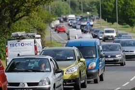 There are reports of severe delays on the M23 this morning