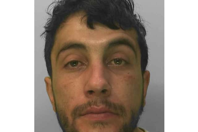 Sussex Police said Fardin Farji, 29, of Christchurch Road was charged with six offences.