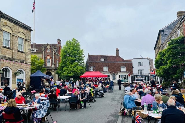 The Big Lunch in Petworth Market Square.