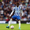 Yves Bissouma of Brighton & Hove Albion in action during the Premier League match between Brighton & Hove Albion and Manchester United (Photo by Bryn Lennon/Getty Images)