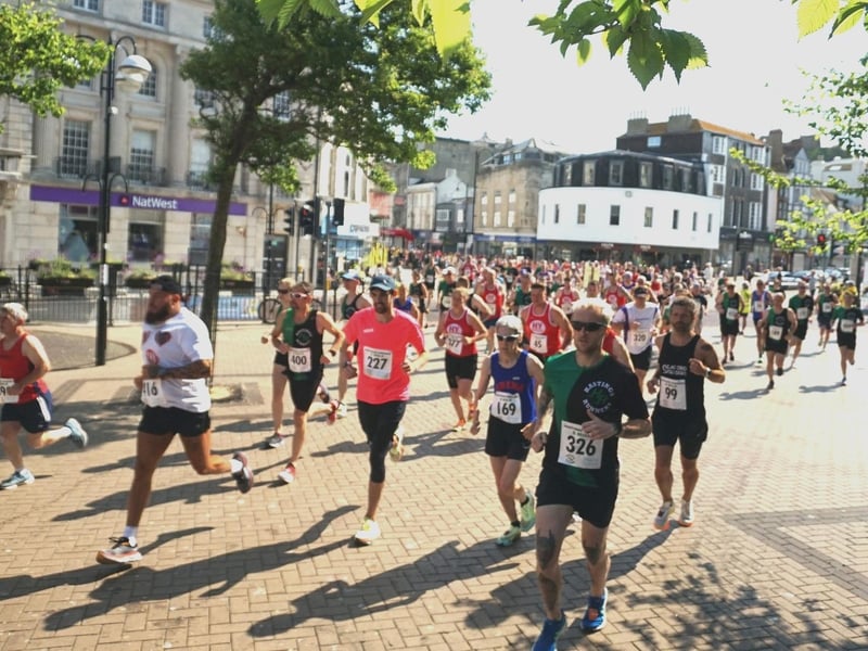 Images from the Hastings 5-mile Keith Chandler Memorial Road Race