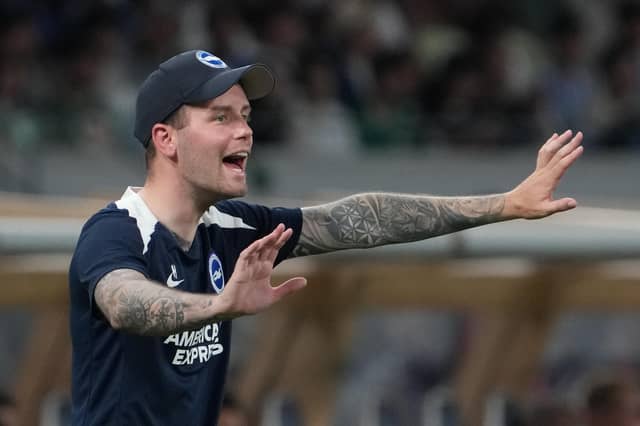 Fabian Hürzeler, coach of Brighton, has a few injury concerns ahead of Everton this Saturday
