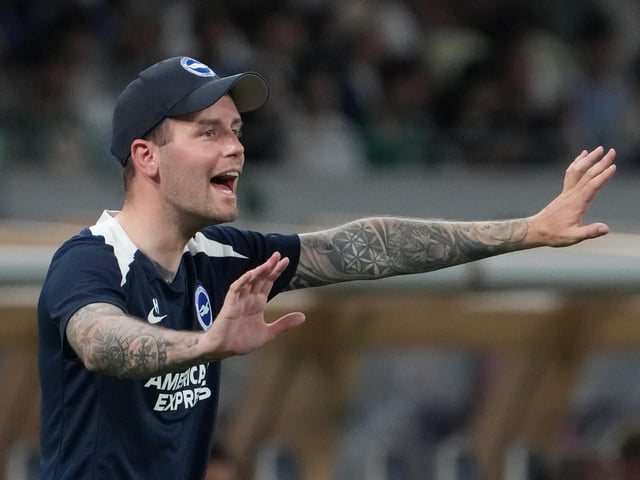 Fabian Hürzeler, coach of Brighton, has a few injury concerns ahead of Everton this Saturday