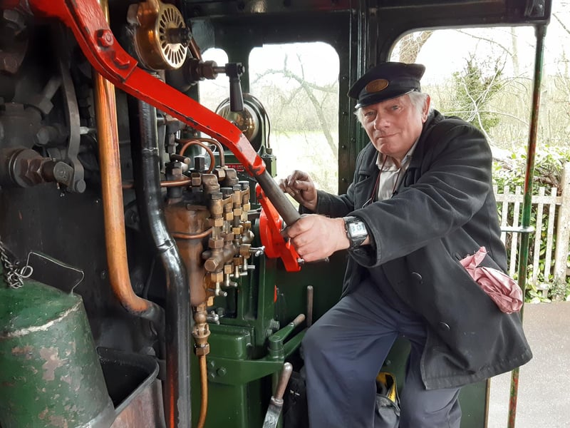 Bluebell Railway Driver Bill White