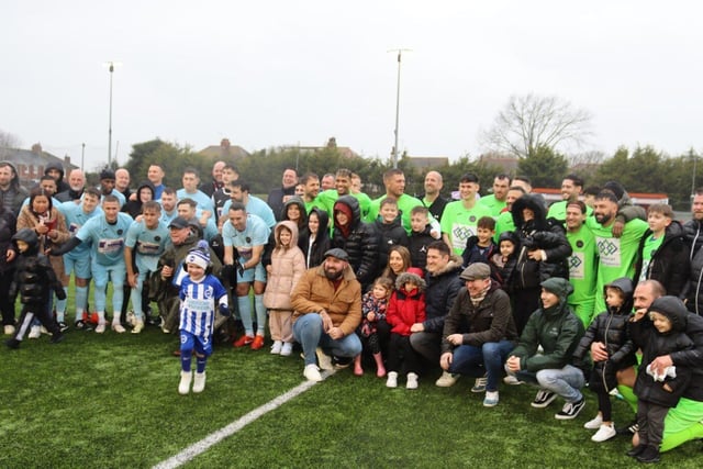 Teams of celebrities took to the pitch for a special football match on Sunday (February 25) in aid of Worthing’s largest social care charity, Guild Care.