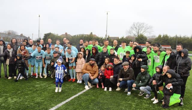 Teams of celebrities took to the pitch for a special football match on Sunday (February 25) in aid of Worthing’s largest social care charity, Guild Care.
