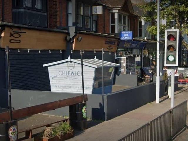 The Original Chipwick, in Brighton Road, Worthing, scores 4.6 stars from 1,495 Google reviews and 4.4 stars from 775 Tripadvisor reviews.