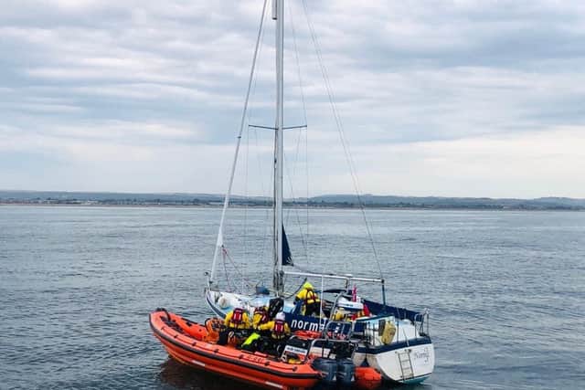 Crews from Shoreham’s RNLI were called to an emergency incident on a yacht on Saturday, July 8. Picture: Shoreham RNLI