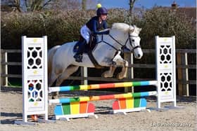 Darcey Weaver from Burgess Hill Girls at Coombelands on Sunday, February 26