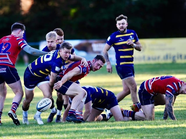 Action from Worthing Raiders v Tonbridge Juddians in National two east