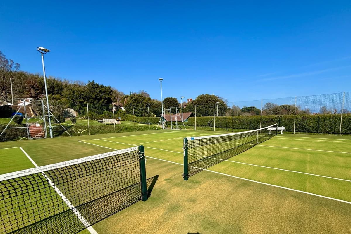 Lmtc Meads LTC celebrate the opening of new courts