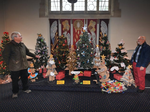 Christmas Tree Festival 2024 at St Michael & All Angels, Glassenbury Drive, Bexhill.