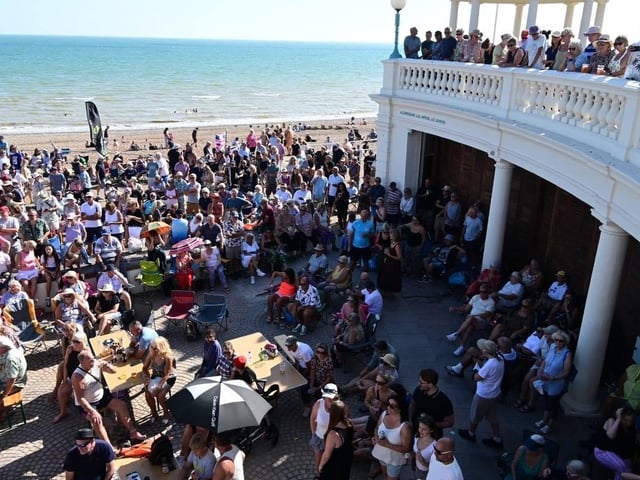 Live music event at Bexhill Colonnade