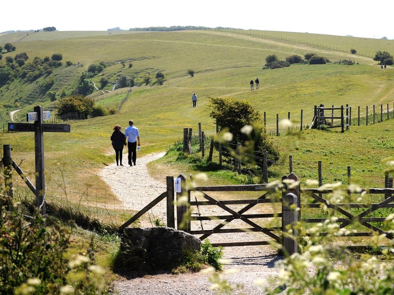 The Beacon, South Downs, near Ditchling. Mid Sussex. Pic Steve Robards