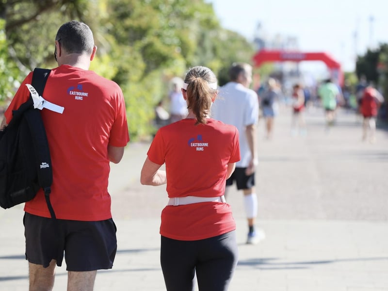 The start, finish, action and podium photos from the 2024 Eastbourne 10k