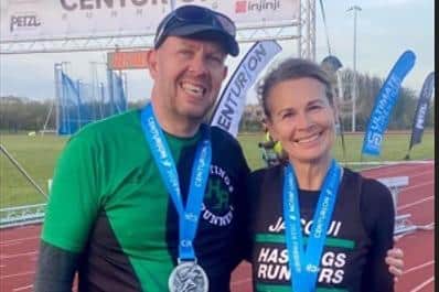 Darren Kilby and Jacqueline Mannering of Hastings Runners | Contributed picture