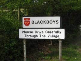 Blackboys road sign. Picture: Contributed