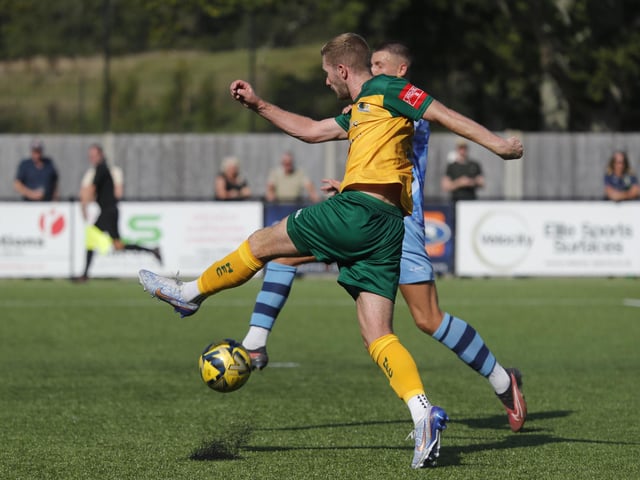 Action from Horsham's win over Cheshunt in the Isthmian premier division