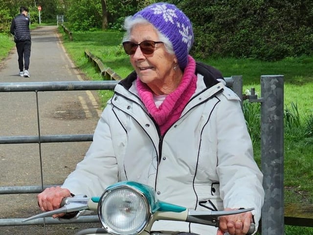 Angmering woman Freda Smith celebrating her 90th birthday