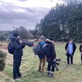 BBC filming in Ashdown Forest