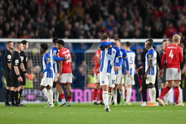 Brighton have failed to score in any of the previous three games, having a total of 54 shots with an 4.3 expected goals.