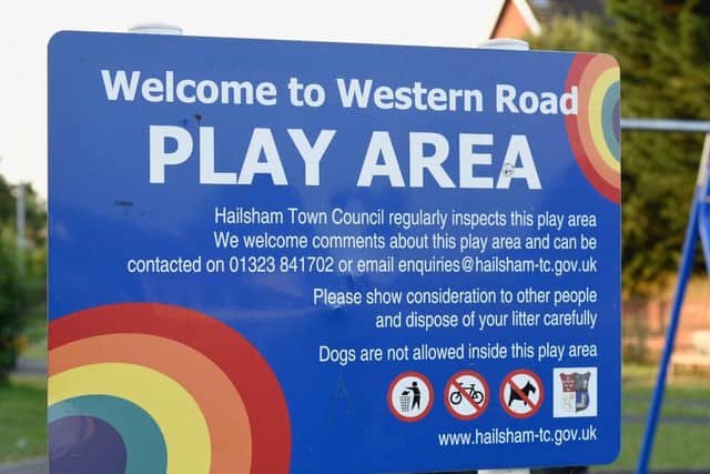 Western Road Recreation Ground play area