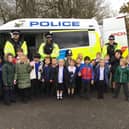 Hankham School pupils meet Sussex Police