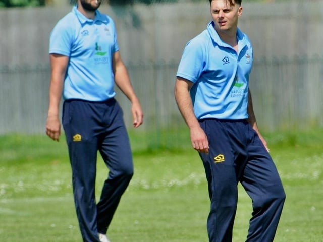 Action from the Sussex Cricket League Division 2 clash between Worthing v Burgess Hill. Picture by Stephen Goodger