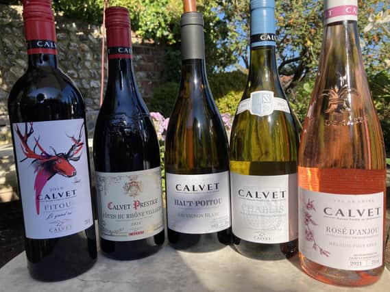Calvet wine selection