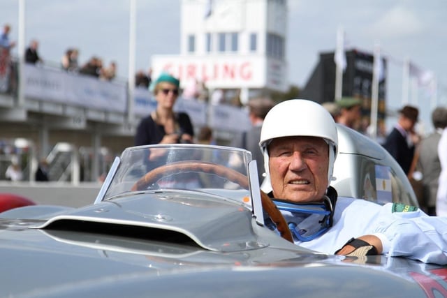 Sir Stirling Moss at the 2011 Goodwood Revival.