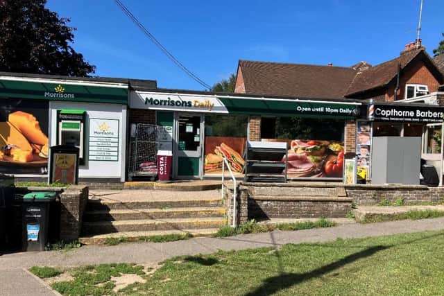 A Copthorne convenience store has been allowed to keep its premises licence despite selling alcohol to a child. Image: GoogleMaps