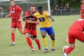 Wick in pre-season action v Lancing | Picture: Stephen Goodger