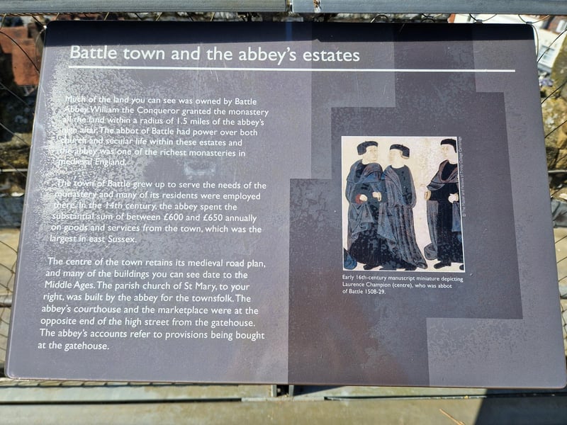 My family visited the real life location of the Battle of Hastings