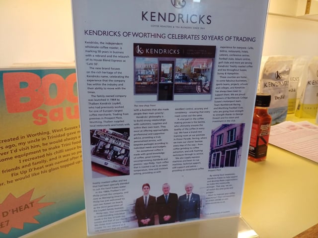 Inside family-run coffee roastery Kendrick's in Ferring