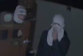 Police investigating an attempted burglary in Selsey have released CCTV images of two people they wish to speak to in connection with the incident. Picture: Sussex Police