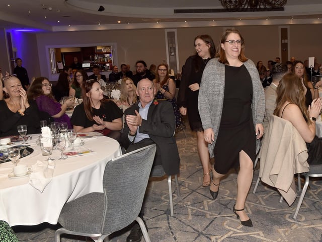 Pictured is: Solent NHS Trust, winners of the Large Apprentice Employer of the Year award.