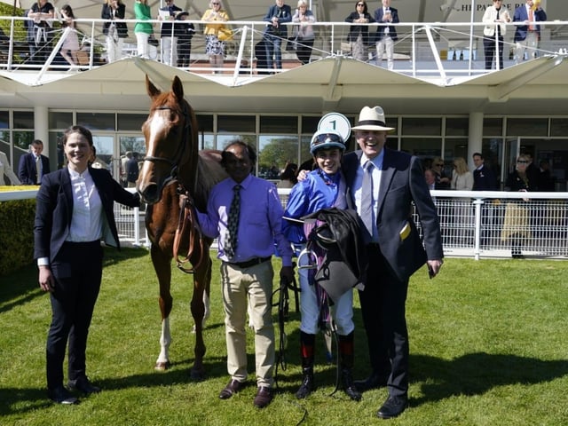 The sun came out for Goodwood Racecourse's first Saturday fixture of 2024