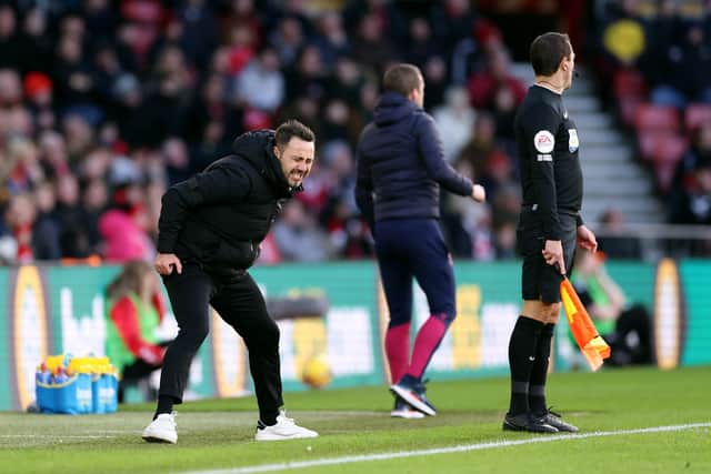 In the pre-match press conference for Albion’s FA Cup tie with Middleborough, De Zerbi made it clear he was unhappy with Trossard’s work rate. (Photo by Warren Little/Getty Images)