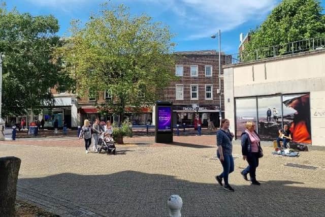 A mock-up of how the street hub would look. Photo: BT