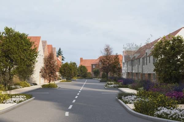Plans to build 50 houses on land to the south of Framfield Road in Blackboys. Pic: Contributed