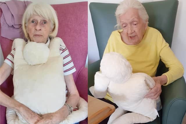 The HUG dolls have proven to be a hit with residents.