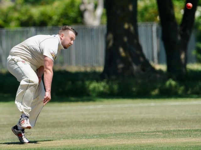 Action from Chippingdale v Broadwater CC in Division 4 West of the Sussex Cricket League