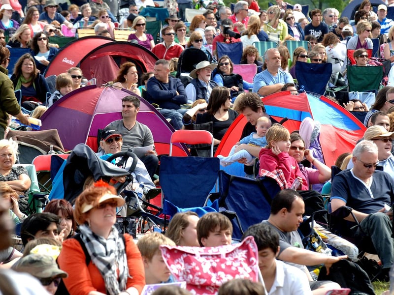 Thousands of people headed to the beautiful Wiston Estate over the Spring Bank Holiday in 2010