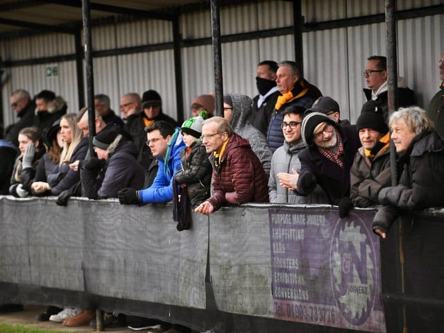 Action from Littlehampton Town's 3-2 Isthmian League win over Haywards Heath Town at The Sportsfield