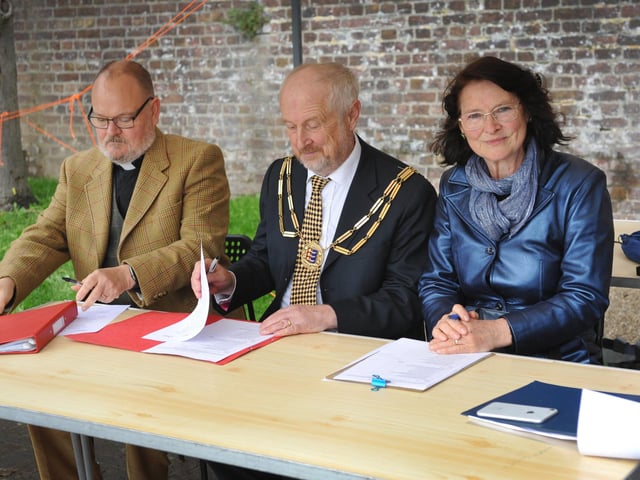 The 71st National Town Criers' Championships in Rye on October 12 2024.