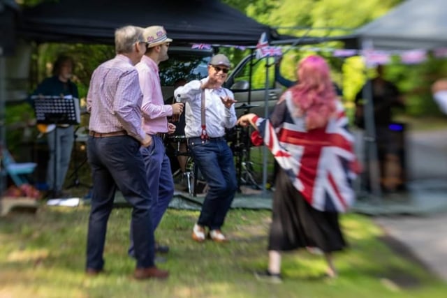 More than 150 neighbours, friends and families from 'The Lanes' area of West Chiltington enjoyed a memorable street party in Heather Lane on Saturday, June 4 in celebration of the Queen's Platinum Jubilee