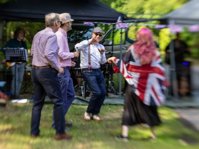 More than 150 neighbours, friends and families from 'The Lanes' area of West Chiltington enjoyed a memorable street party in Heather Lane on Saturday, June 4 in celebration of the Queen's Platinum Jubilee
