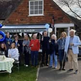 Residents celebrate the fifth year of success for Lurgashall village community shop