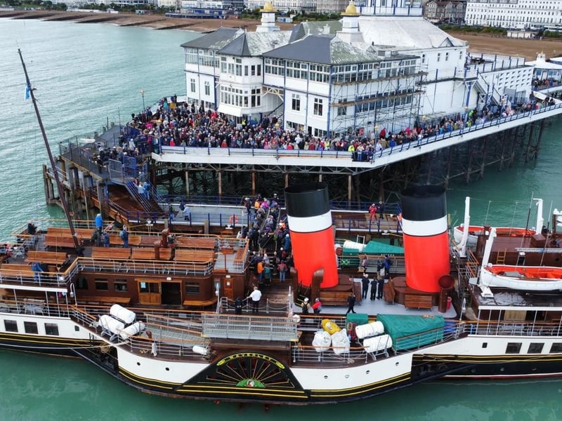 Waverley at Eastbourne Pier.